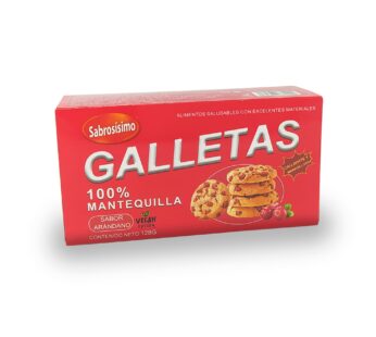 Galletas con pepitas de arándano SABROSISIMO 128g