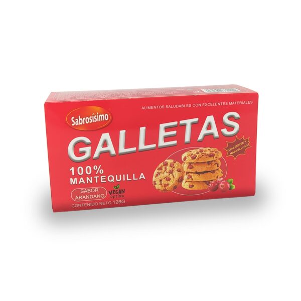 Galletas con pepitas de arándano SABROSISIMO 128g