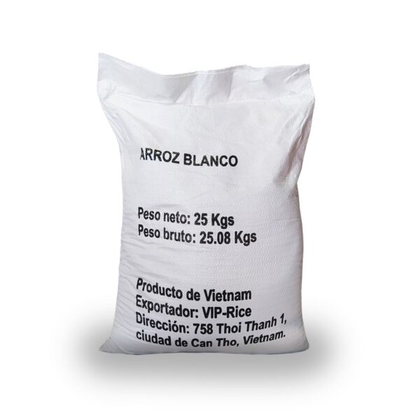 Arroz VIETNAMITA 5% partidura 25kg