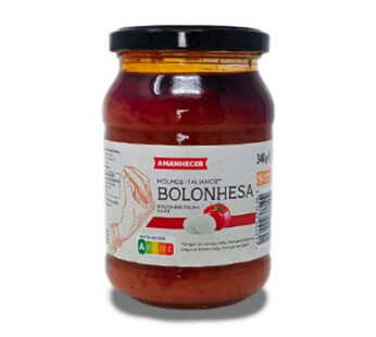 Salsa de Tomate Boloñesa AMANHECER 340g (Sin gluten)