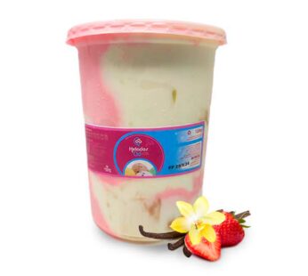 Helado CID 1L (rizado de fresa y vainilla)