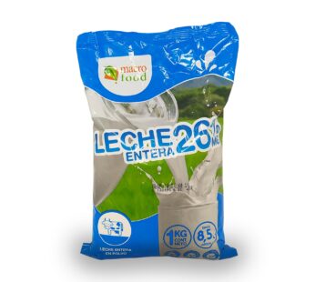 Leche entera en polvo 26% MG 1kg